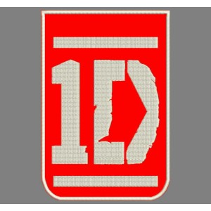 Parche Bordado ONE DIRECTION (Logo Vertical)