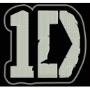 Parche Bordado ONE DIRECTION (Color BLANCO)