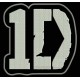 Parche Bordado ONE DIRECTION (Color BLANCO)