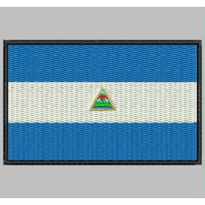 Parche Bordado Bandera NICARAGUA