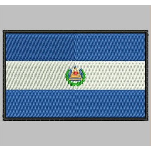 Parche Bordado Bandera EL SALVADOR