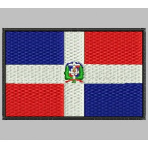 Parche Bordado Bandera DOMINICANA (REP.)