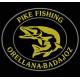Parche Bordado PESCA PIKE FISHING (Color ORO)