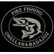 Parche Bordado PESCA PIKE FISHING (Color PLATA)