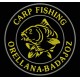 Parche Bordado PESCA CARP FISHING (Color ORO)