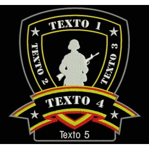 Parche Bordado AIRSOFT SOLDIER (Personalizable)