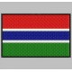 Parche Bordado Bandera GAMBIA