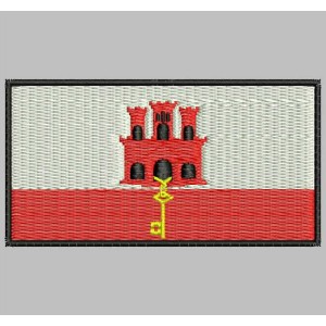 Parche Bordado Bandera GIBRALTAR