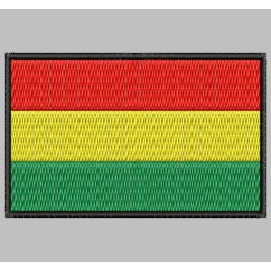 Parche Bordado Bandera BOLIVIA