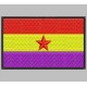 Parche Bordado Bandera REPUBLICANA (Estrella Roja)
