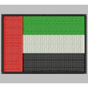 Parche Bordado Bandera EMIRATOS ARABES