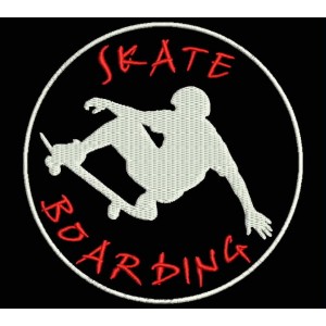 Parche Bordado SKATEBOARD