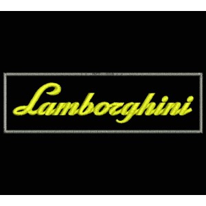 Parche Bordado LAMBORGHINI (Letras)