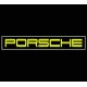 Parche Bordado PORSCHE (Color AMARILLO)