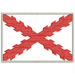 Parche Bordado Bandera CRUZ DE BORGOÑA