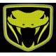Parche Bordado DODGE VIPER CLASSIC (Color AMARILLO)