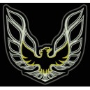 Parche Bordado PONTIAC FIREBIRD (Color PLATA)