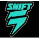 Parche Bordado SHIFT MX (Color AZUL CELESTE)