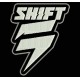 Parche Bordado SHIFT MX (Color BLANCO)