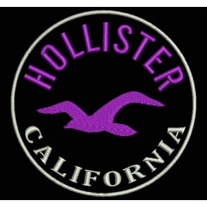 Parche Bordado HOLLISTER (Circular)