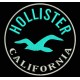 Parche Bordado HOLLISTER (Color AZUL CELESTE)