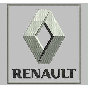 Parche Bordado RENAULT (Vertical)