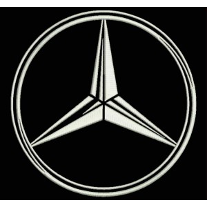 Parche Bordado MERCEDES-BENZ (Logo)