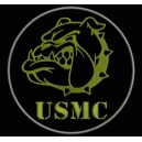 Parche Bordado USMC (Color CAQUI)