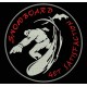 Parche Bordado SNOWBOARD (Fondo NEGRO)