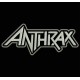 Parche Bordado ANTHRAX (Color BLANCO)
