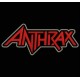 Parche Bordado ANTHRAX (Color ROJO)