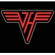 Parche Bordado VAN HALEN (Color ROJO)