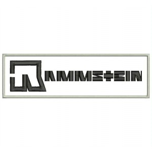 Parche Bordado RAMMSTEIN (Nombre)