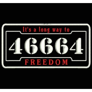 Parche Bordado 46664 (Nelson Mandela)