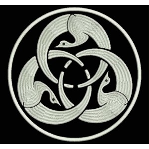 Parche Bordado HAGAKURE (El Camino del Samurai)