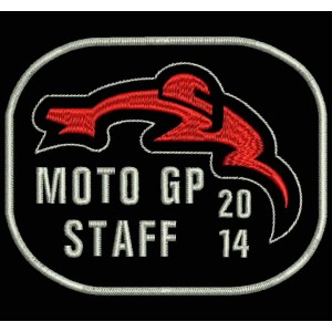 Parche Bordado MOTO GP 2014 (STAFF)