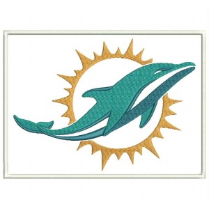 Parche Bordado MIAMI DOLPHINS Logo (NFL)