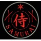 Parche Bordado SAMURAI (Color ROJO)