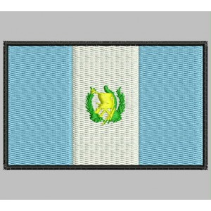Parche Bordado Bandera GUATEMALA