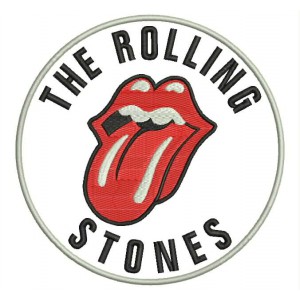 Parche Bordado ROLLING STONES (Circular)