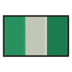 Parche Bordado Bandera NIGERIA
