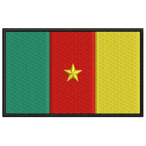 Parche Bordado Bandera CAMERUN