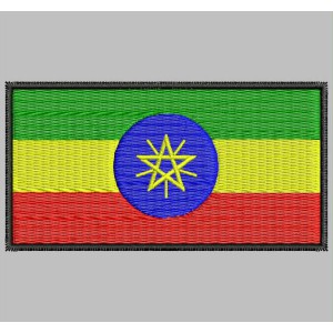 Parche Bordado Bandera ETIOPIA