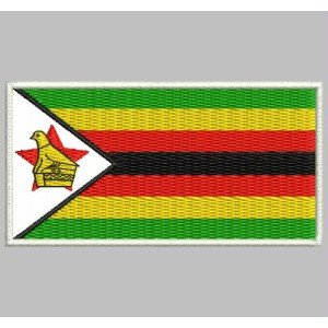Parche Bordado Bandera ZIMBABUE