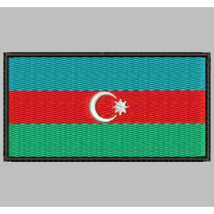 Parche Bordado Bandera AZERBAIYAN