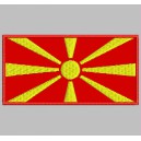 Parche Bordado Bandera MACEDONIA