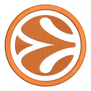 Parche Bordado Logo EUROBASKET (Euroleague Basketball)