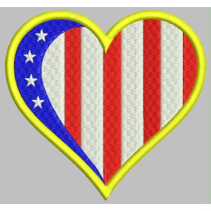 Parche Bordado ATLETICO DE MADRID (Corazon) 