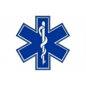 Parche Bordado SERVICIOS MEDICOS EMERGENCIA (EMS)