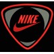 Parche Bordado NIKE (Fondo NEGRO)